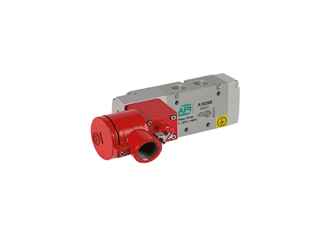TAILONZ PNEUMATIC Elettrovalvola 5/2 Vie 4V110-06 – 110V AC – Filetti 1/8” BSP – Comando Singolo
