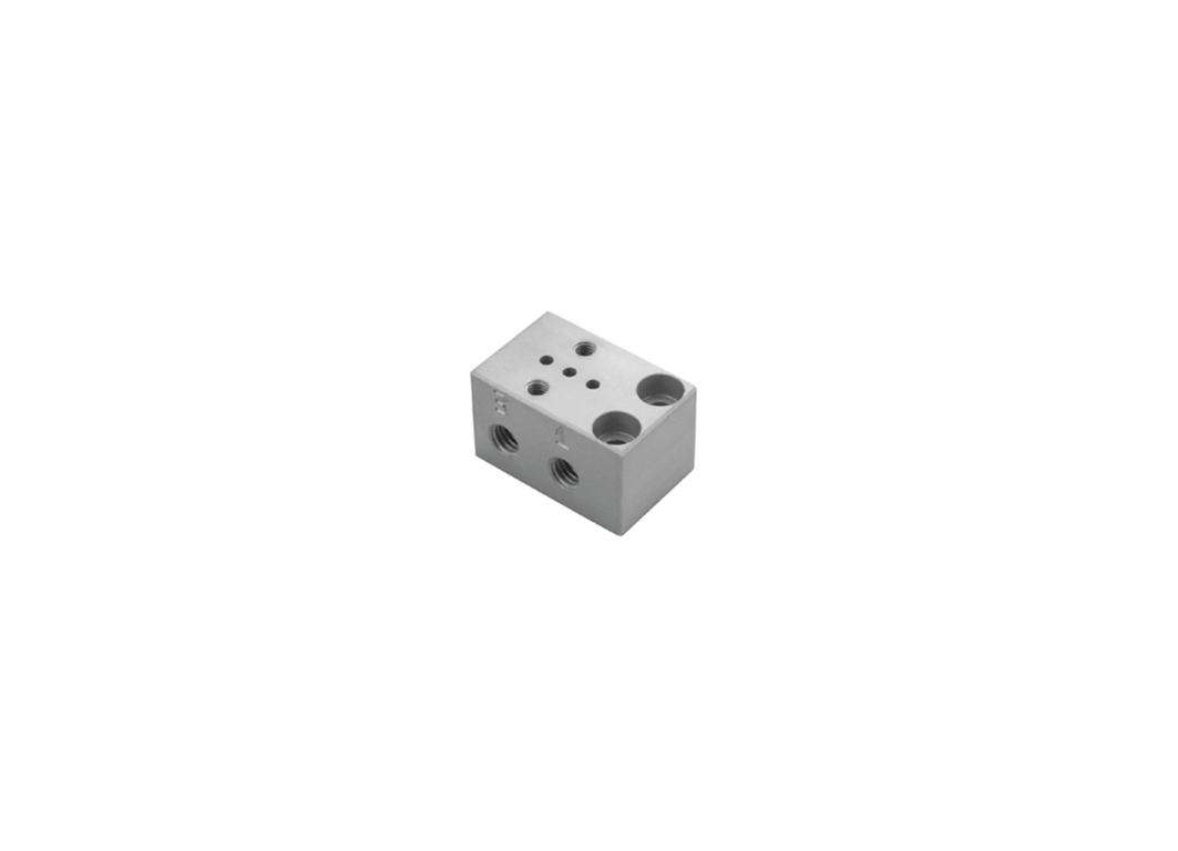 SINGLE BASE FOR VALVES DIRECTLY OPERATED